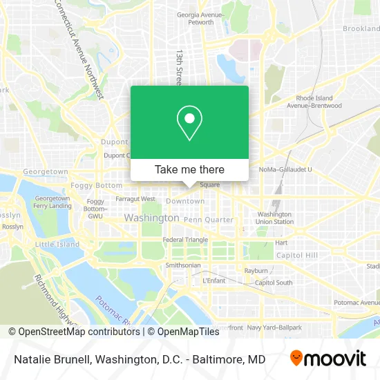 Natalie Brunell map