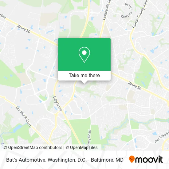 Bat's Automotive map