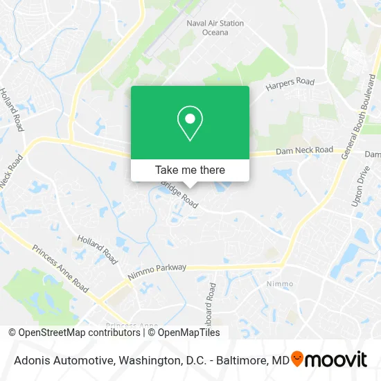 Adonis Automotive map