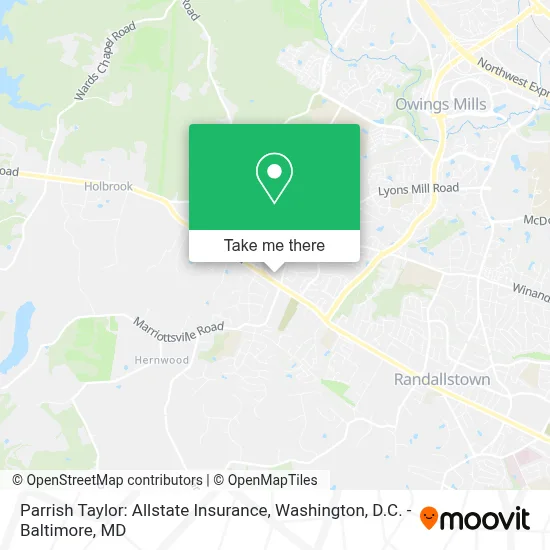 Parrish Taylor: Allstate Insurance map