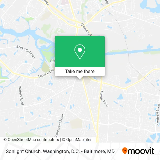 Sonlight Church map