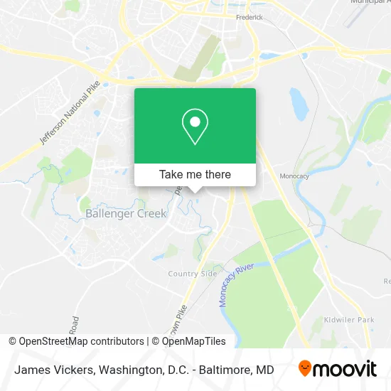 James Vickers map