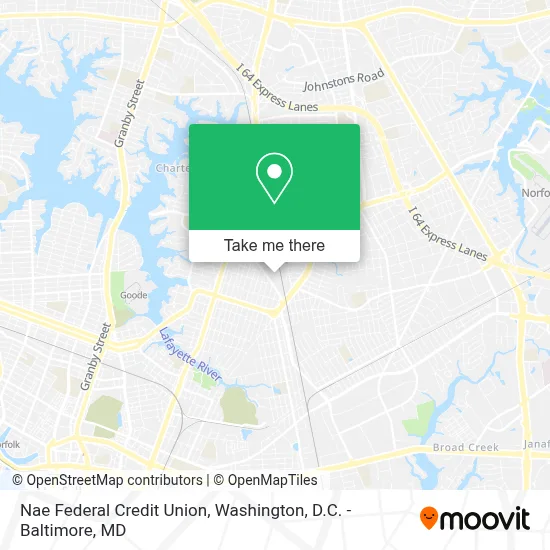 Nae Federal Credit Union map