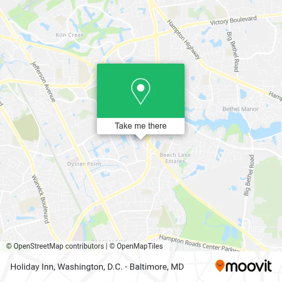 Holiday Inn map