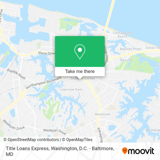 Title Loans Express map