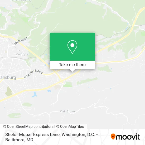 Shelor Mopar Express Lane map