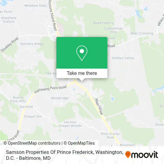 Samson Properties Of Prince Frederick map