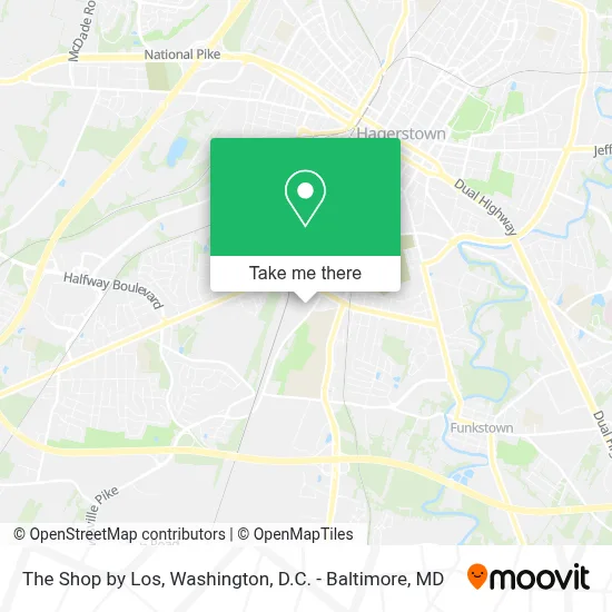 The Shop by Los map