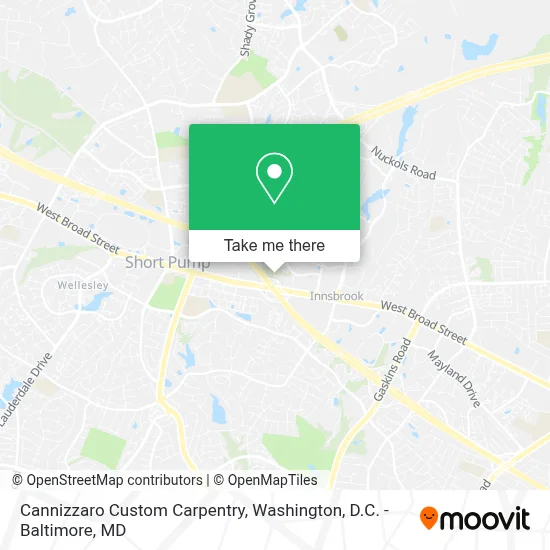 Cannizzaro Custom Carpentry map