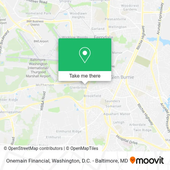 Onemain Financial map