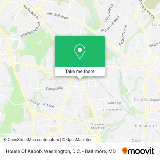 House Of Kabob map