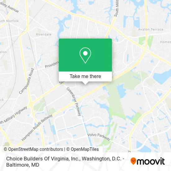 Choice Builders Of Virginia, Inc. map
