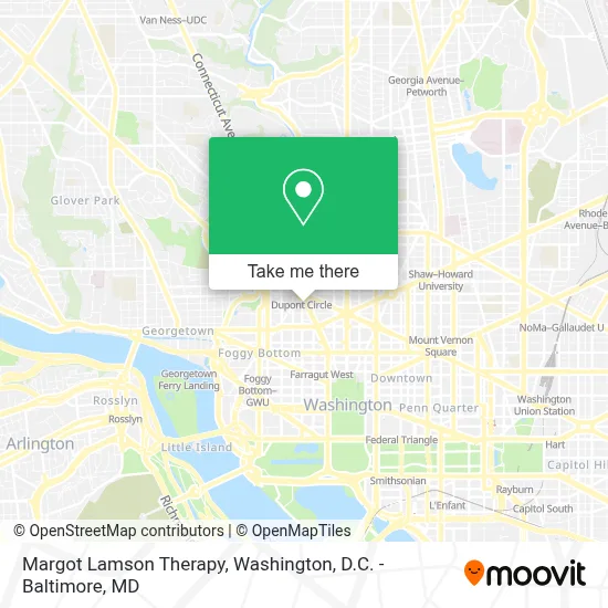 Margot Lamson Therapy map