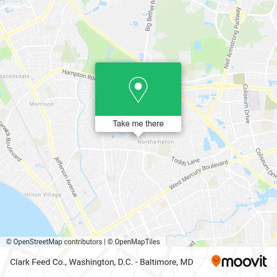 Clark Feed Co. map