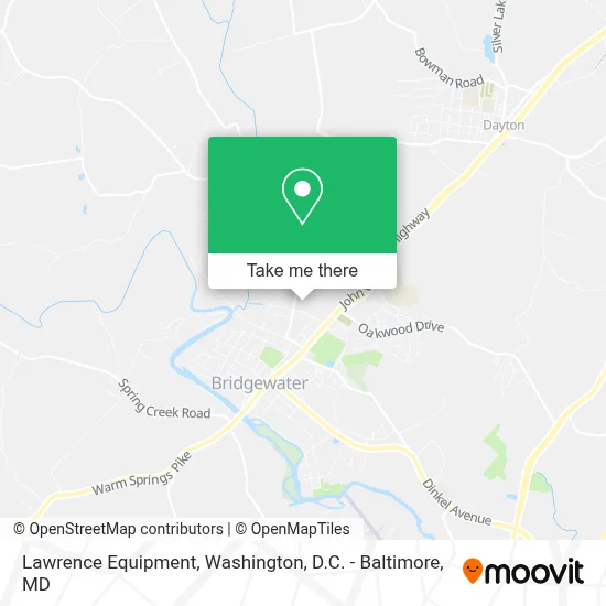 Lawrence Equipment map