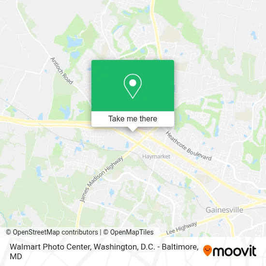 Walmart Photo Center map