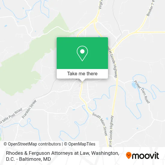 Rhodes & Ferguson Attorneys at Law map