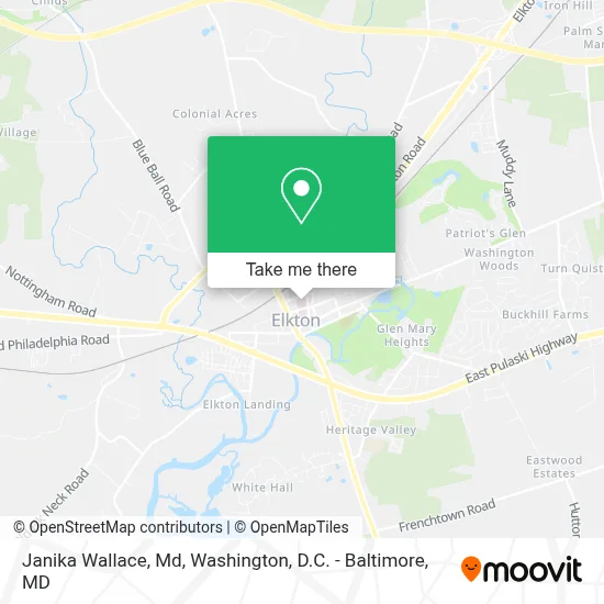 Janika Wallace, Md map