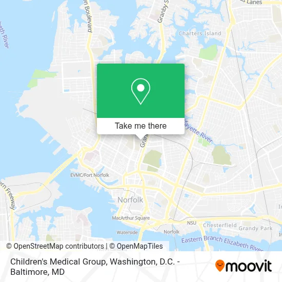 Children's Medical Group map