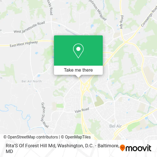 Rita’S Of Forest Hill Md map
