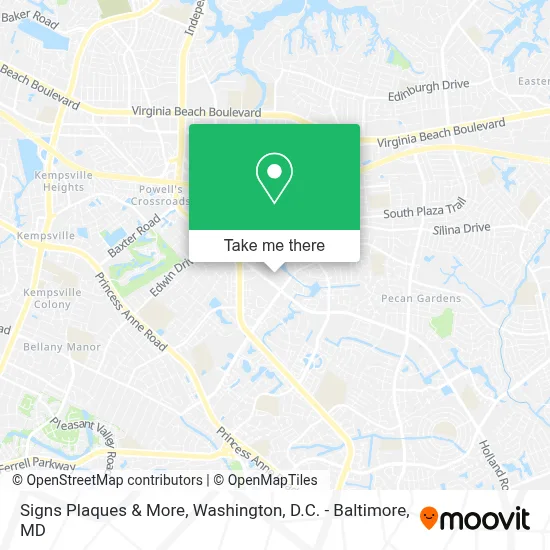 Signs Plaques & More map