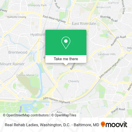 Real Rehab Ladies map