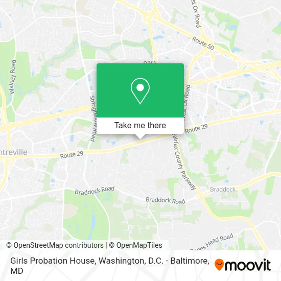 Girls Probation House map