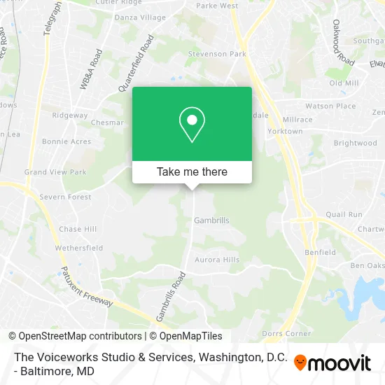 The Voiceworks Studio & Services map