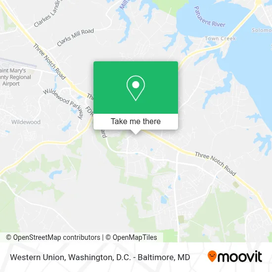 Western Union map