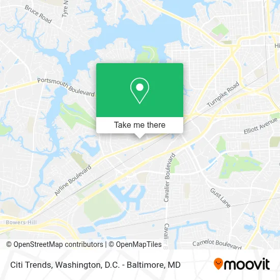 Citi Trends map