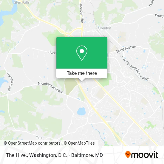 The Hive. map