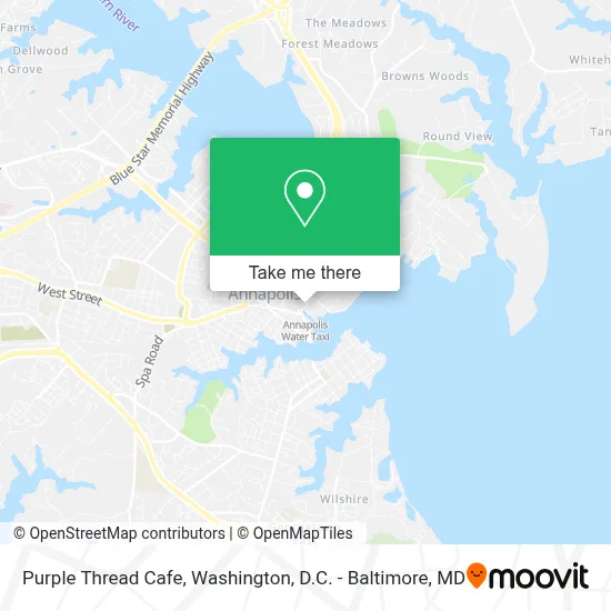 Purple Thread Cafe map