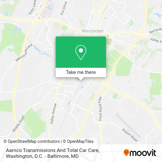 Aamco Transmissions And Total Car Care map