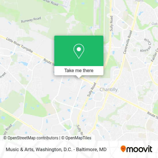 Music & Arts map