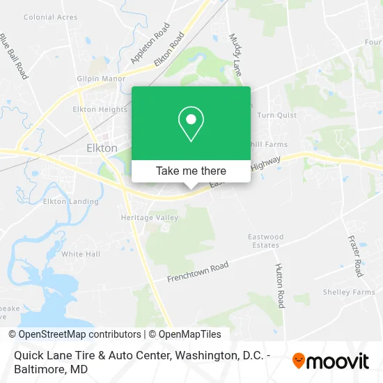 Quick Lane Tire & Auto Center map