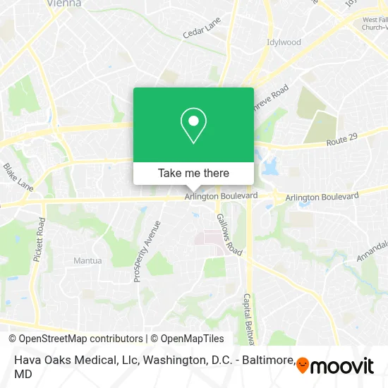Hava Oaks Medical, Llc map