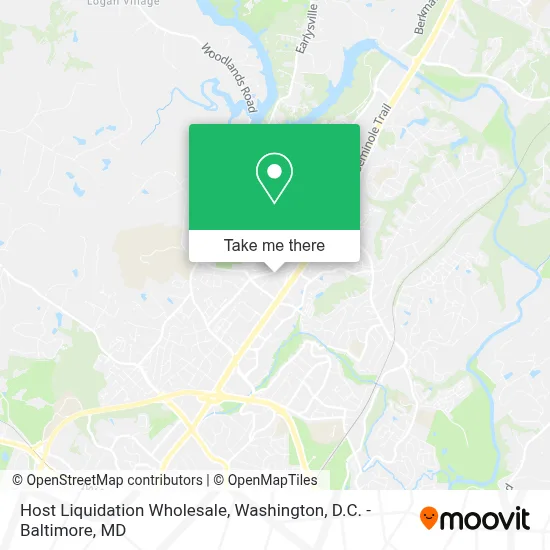 Host Liquidation Wholesale map