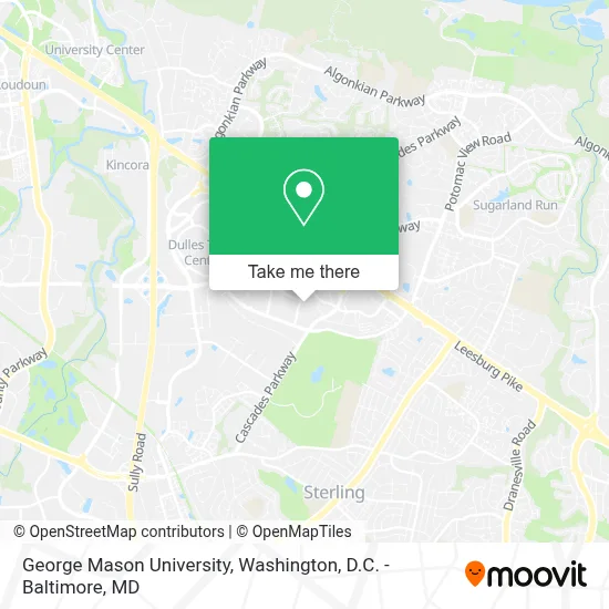 George Mason University map
