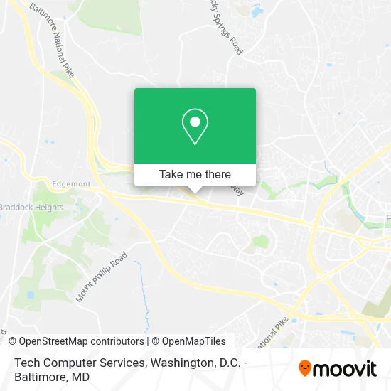 Tech Computer Services map