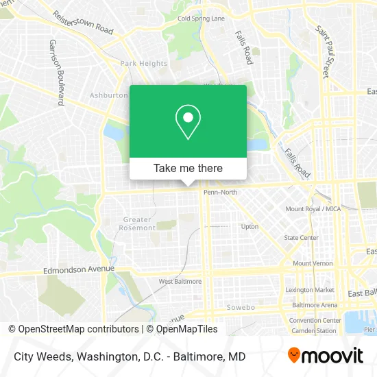 City Weeds map