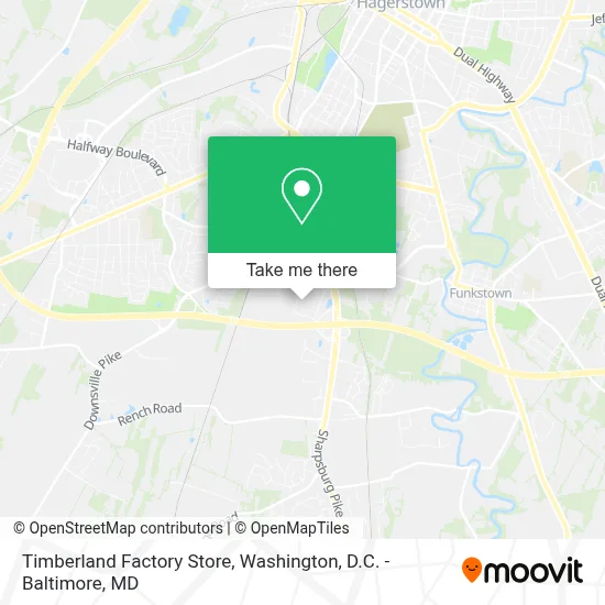 Timberland Factory Store map