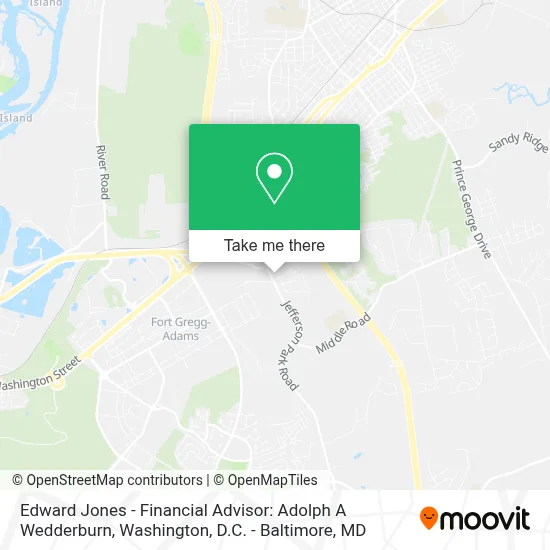 Edward Jones - Financial Advisor: Adolph A Wedderburn map