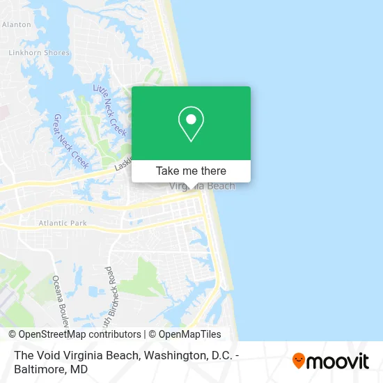 The Void Virginia Beach map
