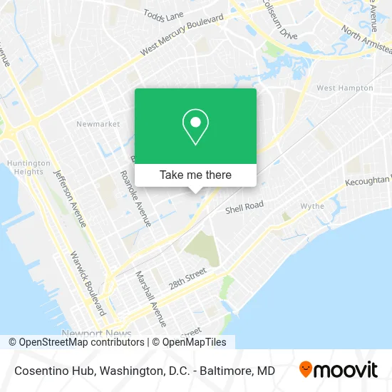 Cosentino Hub map