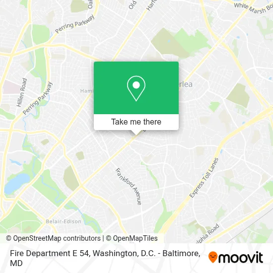Fire Department E 54 map