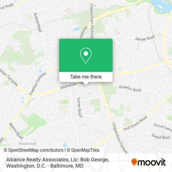 Alliance Realty Associates, Llc: Bob George map