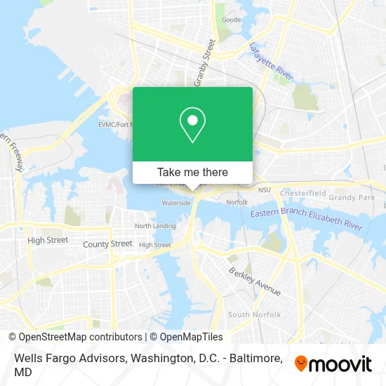 Wells Fargo Advisors map