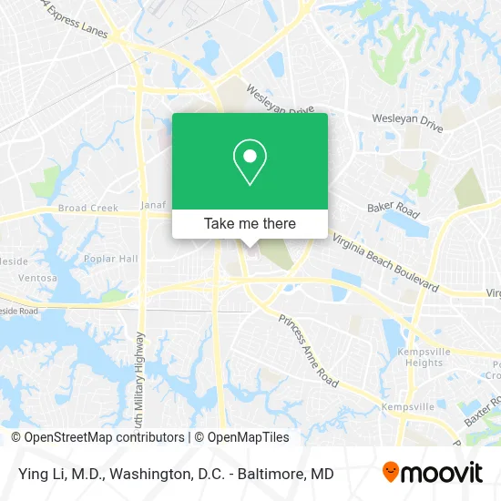 Ying Li, M.D. map