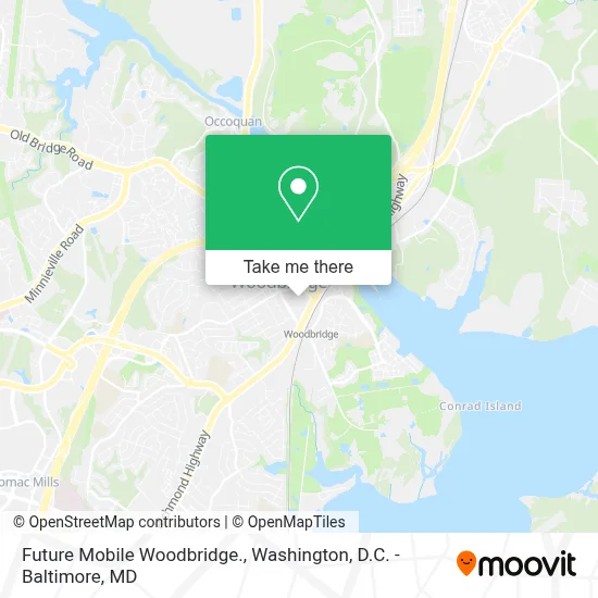 Future Mobile Woodbridge. map