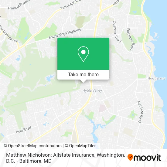 Matthew Nicholson: Allstate Insurance map
